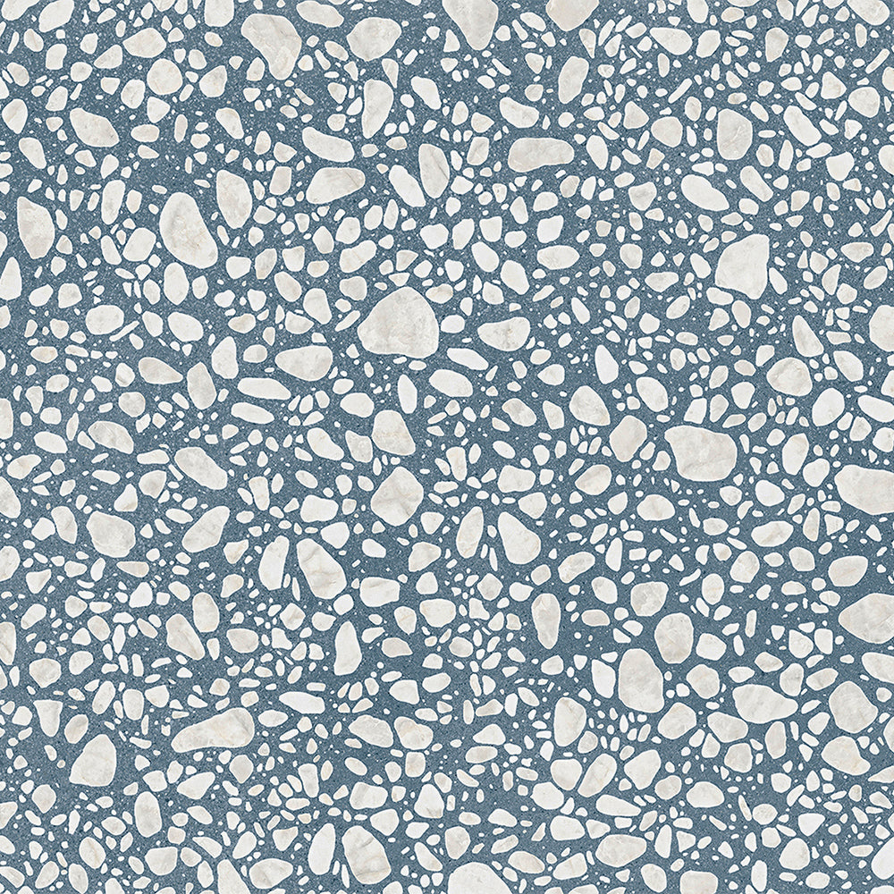 Terrazzo 2.0 24"x24" Pop Blue Porcelain Matte Tile