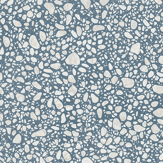 Terrazzo 2.0 24"x24" Pop Blue Porcelain Matte Tile