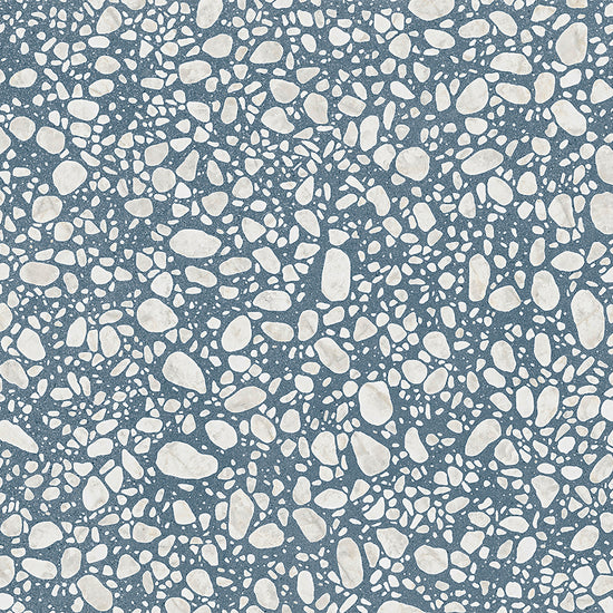 Terrazzo 2.0 24"x24" Pop Blue Porcelain Matte Tile