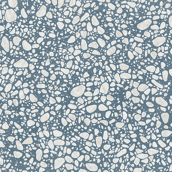 Terrazzo 2.0 24"x24" Pop Blue Porcelain Matte Tile