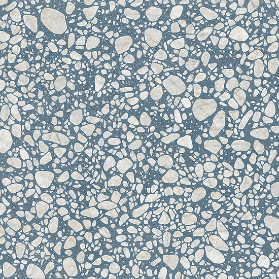 Terrazzo 2.0 24"x24" Pop Blue Porcelain Matte Tile