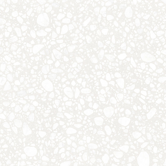 Terrazzo 2.0 24"x24" Pop White Porcelain Matte Tile