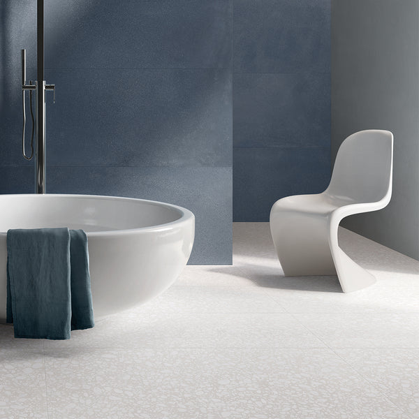Terrazzo 2.0 24"x24" Pop White Porcelain Matte Tile