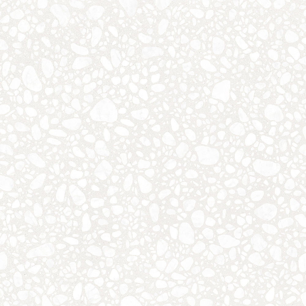 Terrazzo 2.0 24"x24" Pop White Porcelain Matte Tile