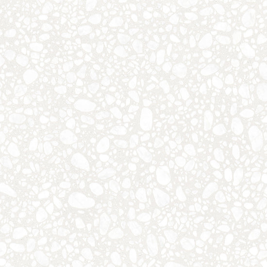 Terrazzo 2.0 24"x24" Pop White Porcelain Matte Tile