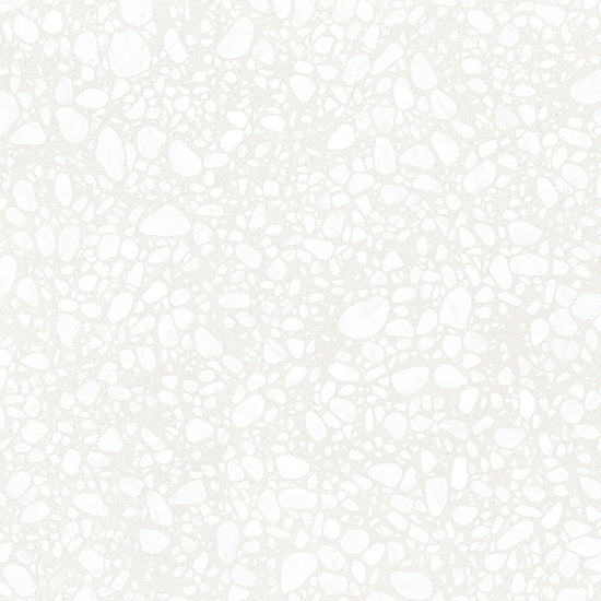 Terrazzo 2.0 24"x24" Pop White Porcelain Matte Tile
