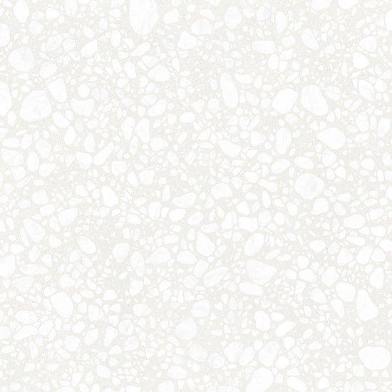 Terrazzo 2.0 24"x24" Pop White Porcelain Matte Tile