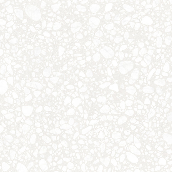 Terrazzo 2.0 24"x24" Pop White Porcelain Matte Tile