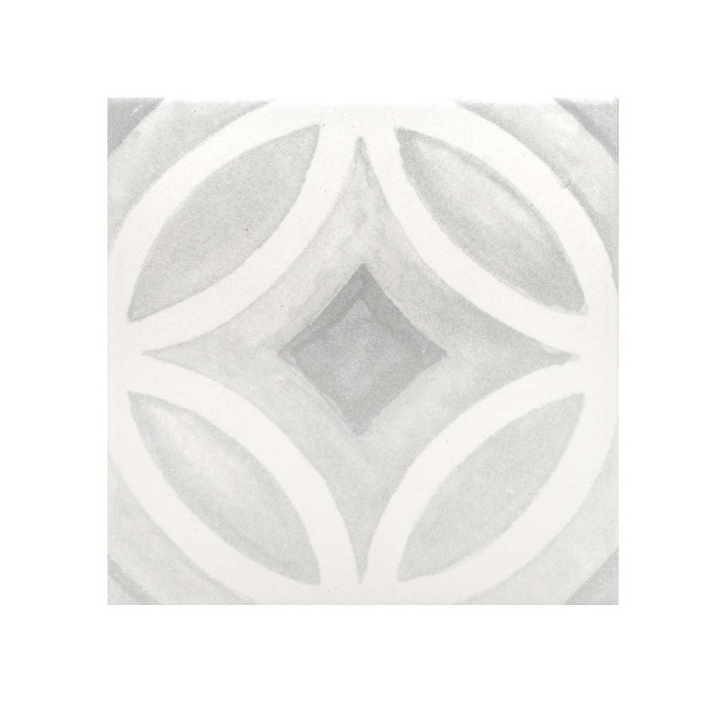 Cadence 6"x6" Grey Porcelain Matte Tile