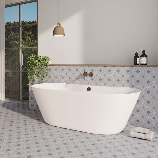 Cadence 6"x6" Grey Porcelain Matte Tile