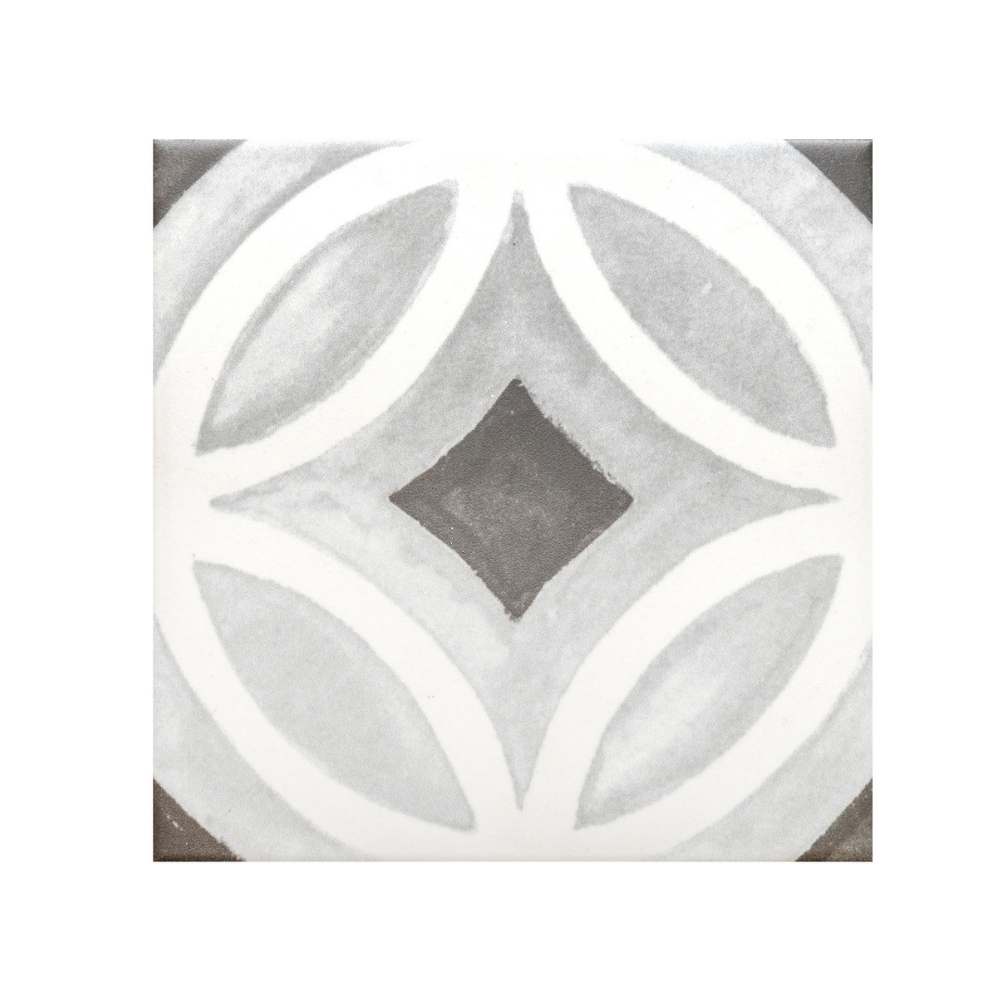 Cadence 6"x6" Noir 01 Porcelain Matte Tile