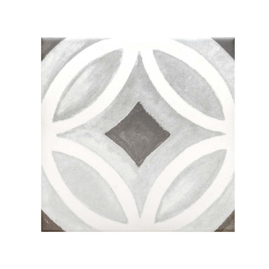 Cadence 6"x6" Noir 01 Porcelain Matte Tile