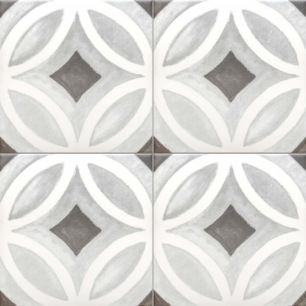 Cadence 6"x6" Noir 01 Porcelain Matte Tile