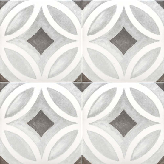 Cadence 6"x6" Noir 01 Porcelain Matte Tile
