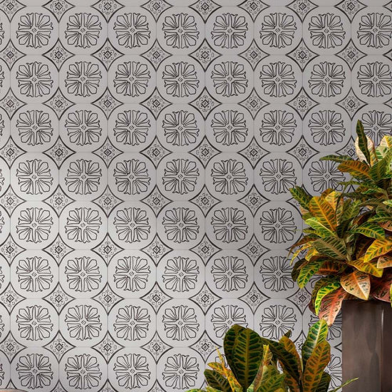 Cadence 6"x6" Noir 06 Porcelain Matte Tile