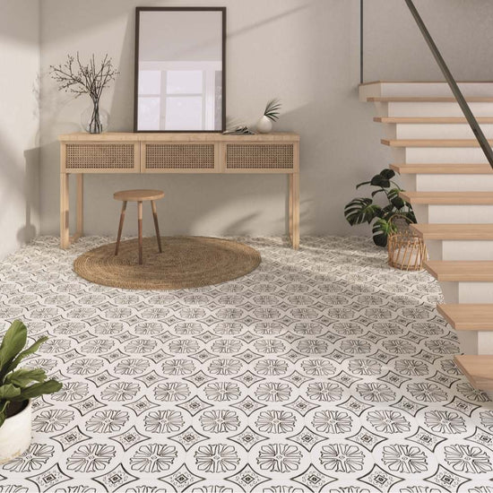Cadence 6"x6" Noir 06 Porcelain Matte Tile