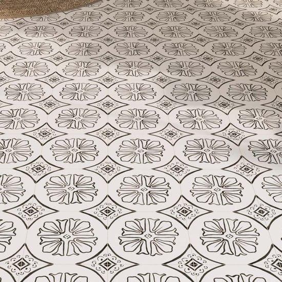 Cadence 6"x6" Noir 06 Porcelain Matte Tile