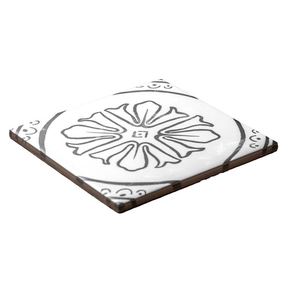 Cadence 6"x6" Noir 06 Porcelain Matte Tile
