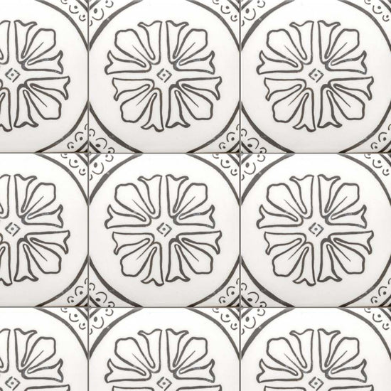 Cadence 6"x6" Noir 06 Porcelain Matte Tile