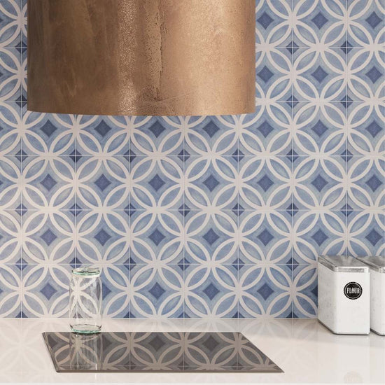 Cadence 6"x6" Sky Porcelain Matte Tile