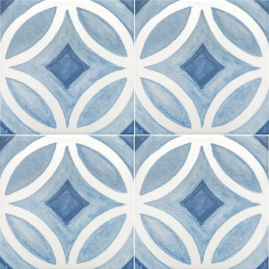 Cadence 6"x6" Sky Porcelain Matte Tile