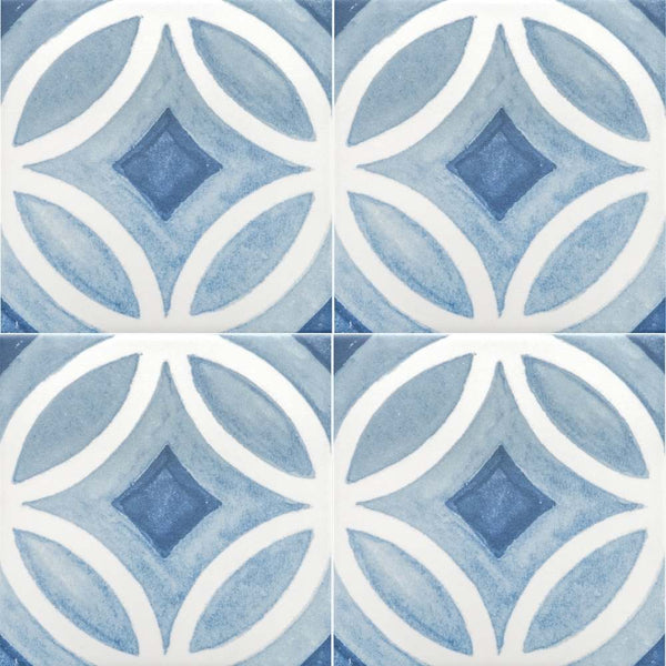 Cadence 6"x6" Sky Porcelain Matte Tile