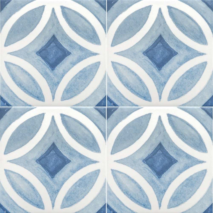 Cadence 6"x6" Sky Porcelain Matte Tile