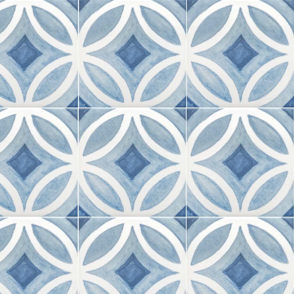 Cadence 6"x6" Sky Porcelain Matte Tile