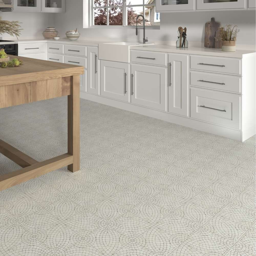 Roman Road 8" x 8" Kretas Porcelain Satin Tile