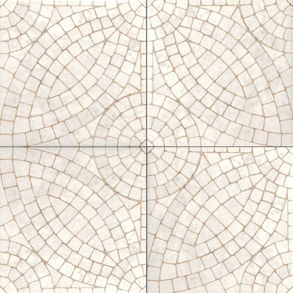 Roman Road 8" x 8" Kretas Porcelain Satin Tile