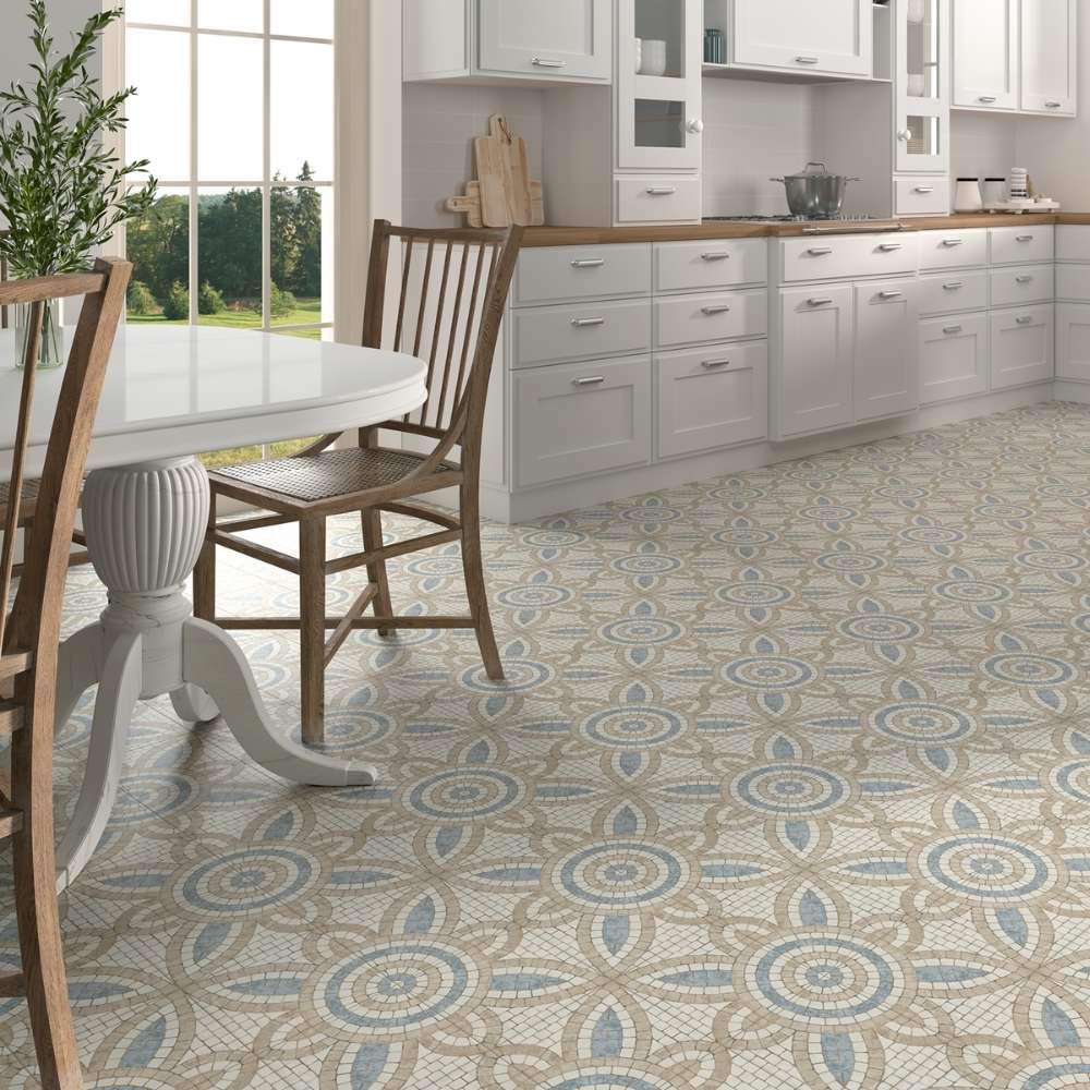 Roman Road 8" x 8" Malta Porcelain Satin Tile