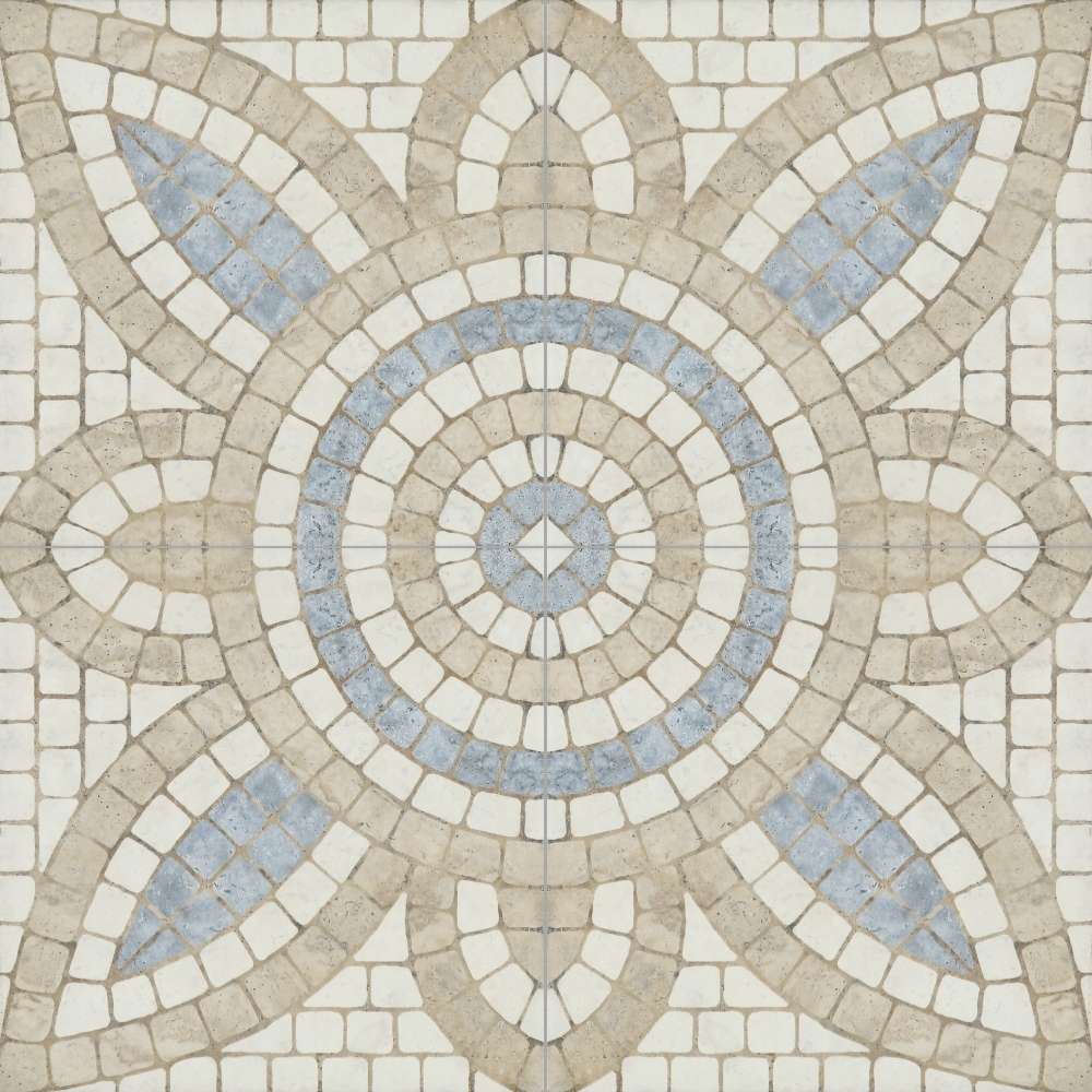 Roman Road 8" x 8" Malta Porcelain Satin Tile