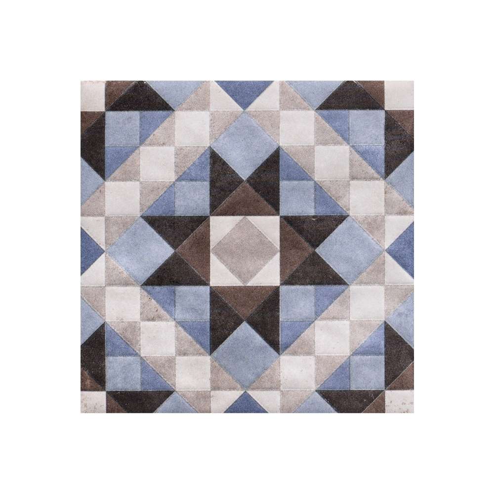 Merida Flor 6" x 6" Azul Porcelain Glossy Tile