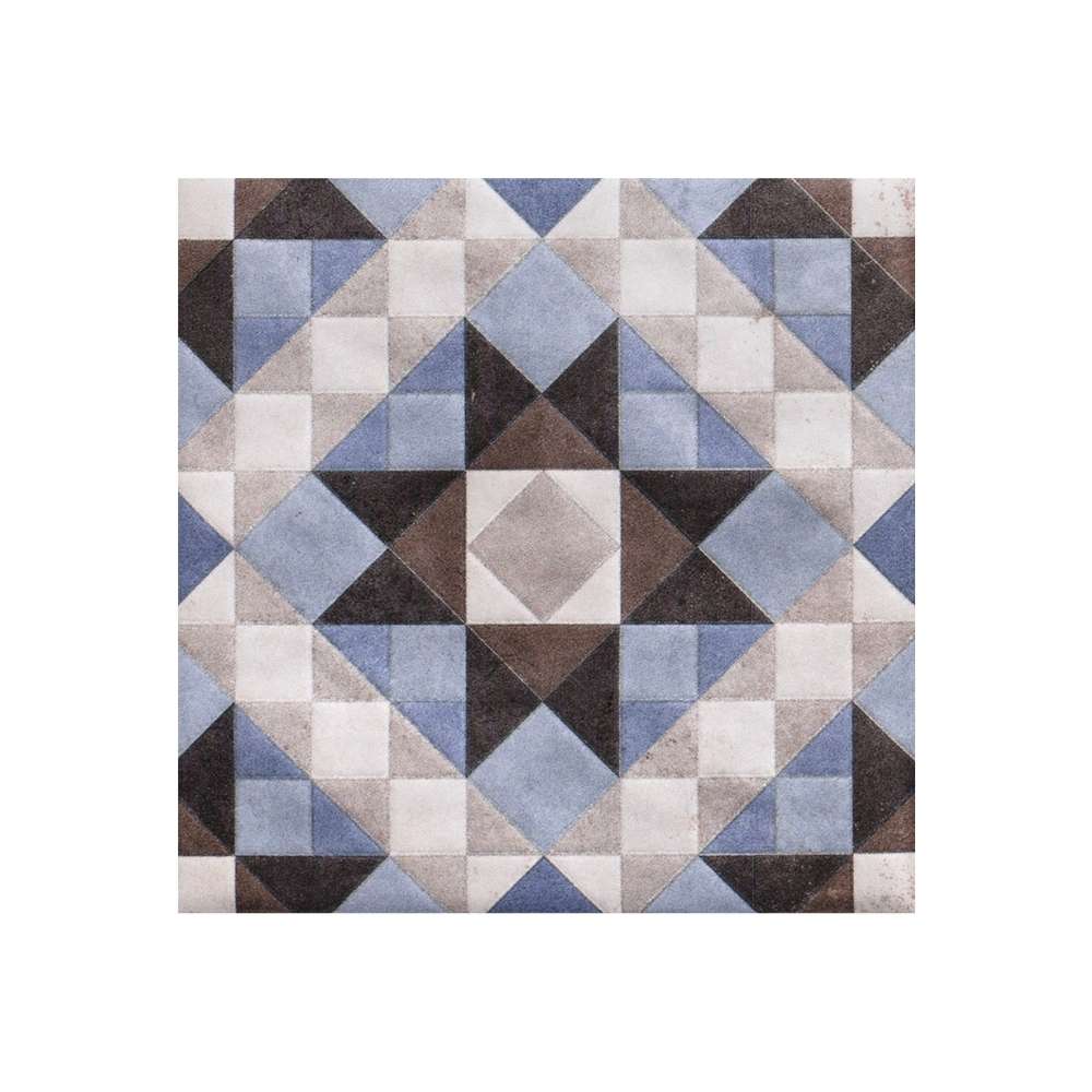Merida Flor 6" x 6" Azul Porcelain Glossy Tile
