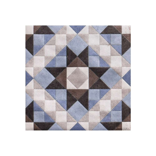 Merida Flor 6" x 6" Azul Porcelain Glossy Tile