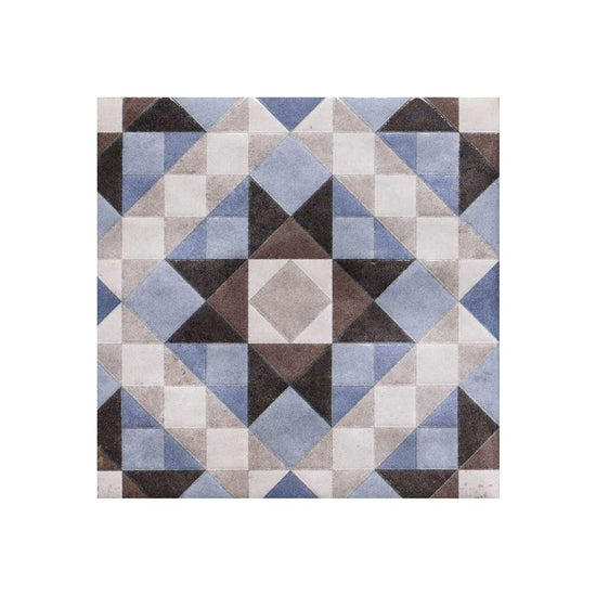 Merida Flor 6" x 6" Azul Porcelain Glossy Tile