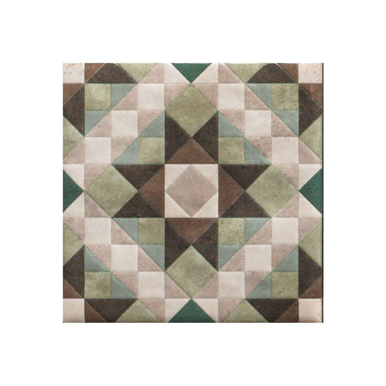 Merida Flor 6" x 6" Jade Porcelain Glossy Tile