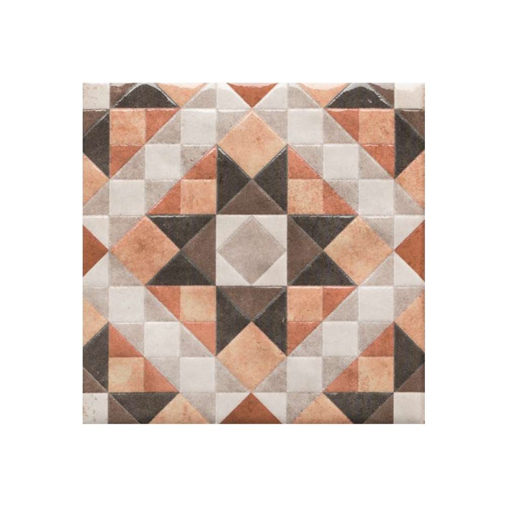 Merida Flor 6" x 6" Sunset Porcelain Glossy Tile