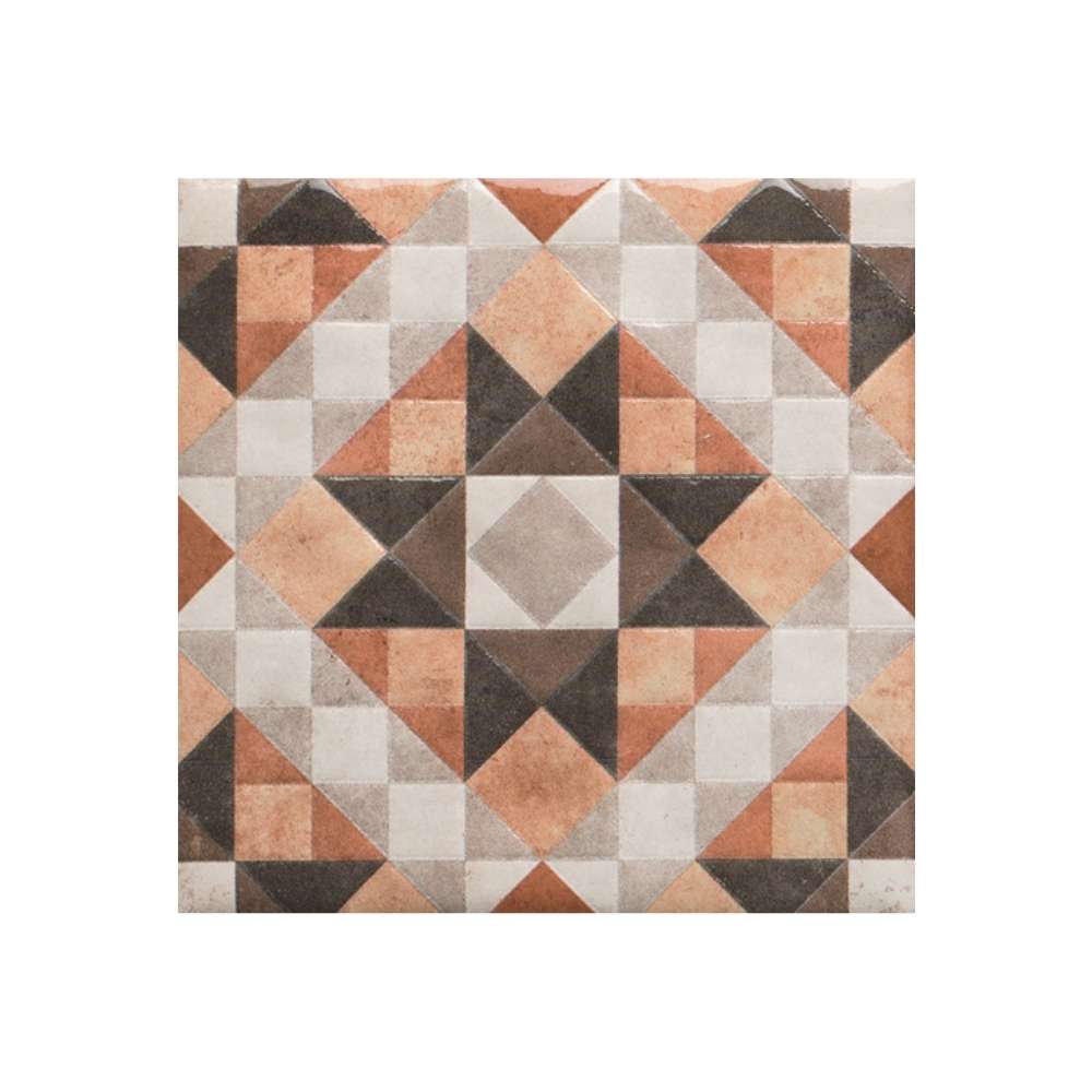 Merida Flor 6" x 6" Sunset Porcelain Glossy Tile