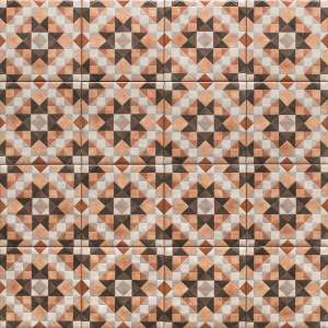 Merida Flor 6" x 6" Sunset Porcelain Glossy Tile