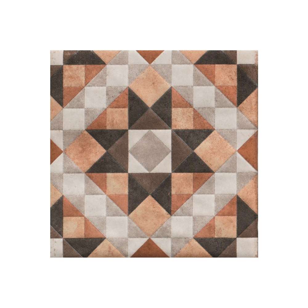 Merida Flor 6" x 6" Sunset Porcelain Glossy Tile