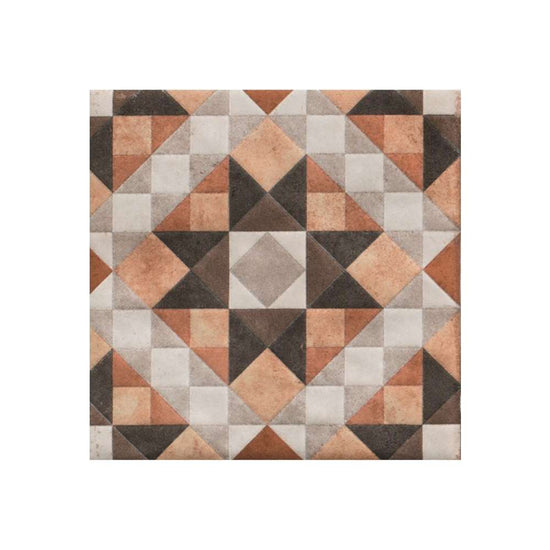 Merida Flor 6" x 6" Sunset Porcelain Glossy Tile