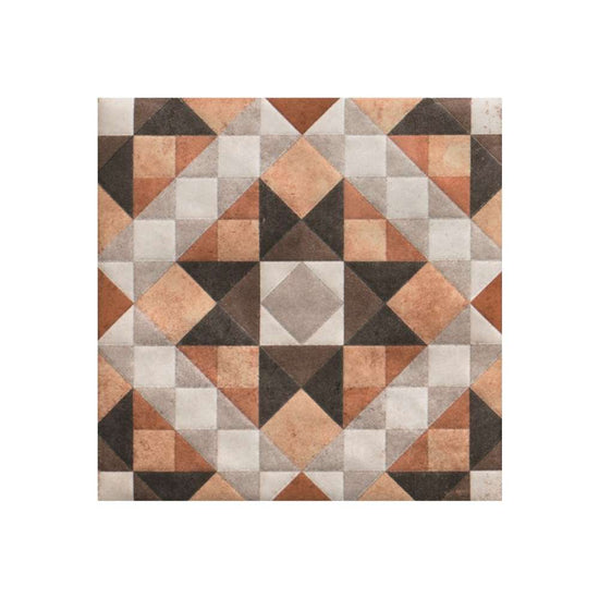 Merida Flor 6" x 6" Sunset Porcelain Glossy Tile