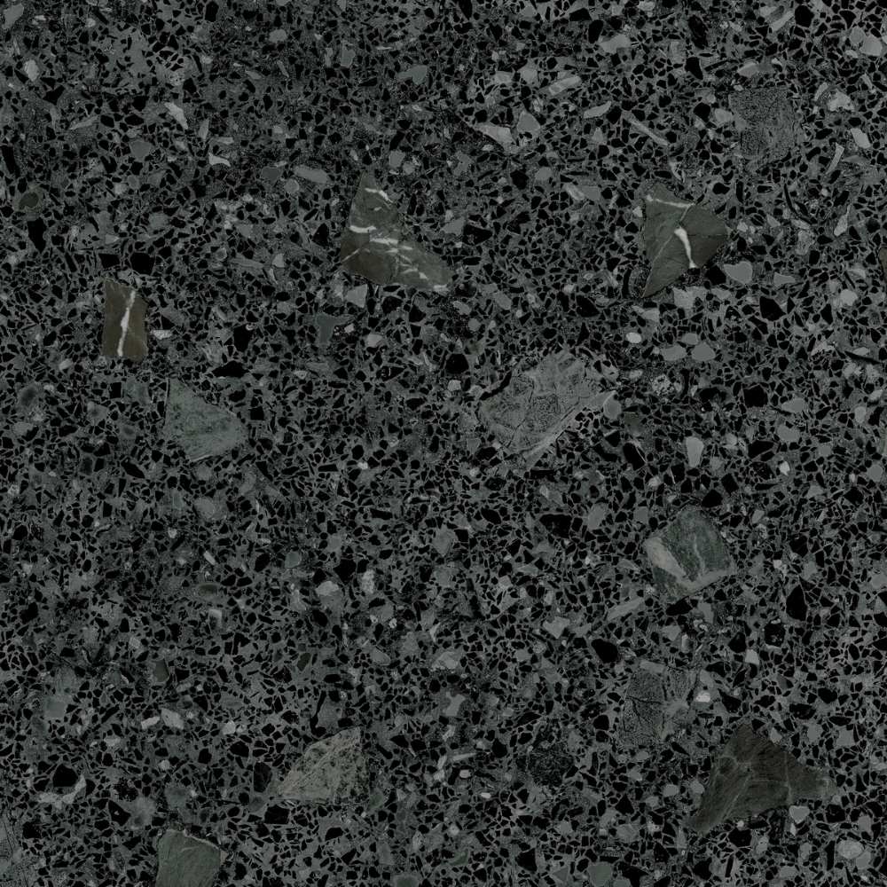Terrazzo Miscela 24"x24" Grafito Porcelain Matte Tile