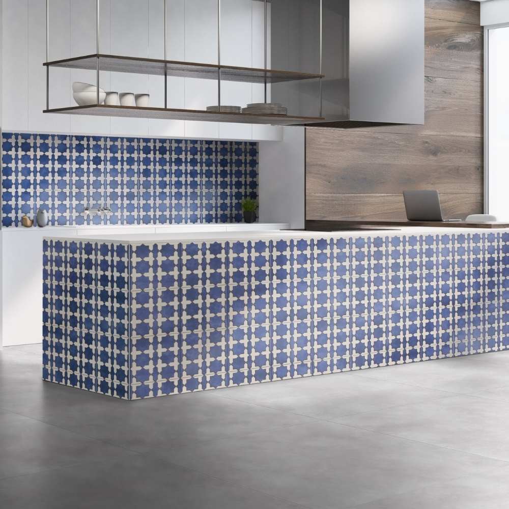 Gothic 10"x10" Porcelain Shiny and Textured Tile