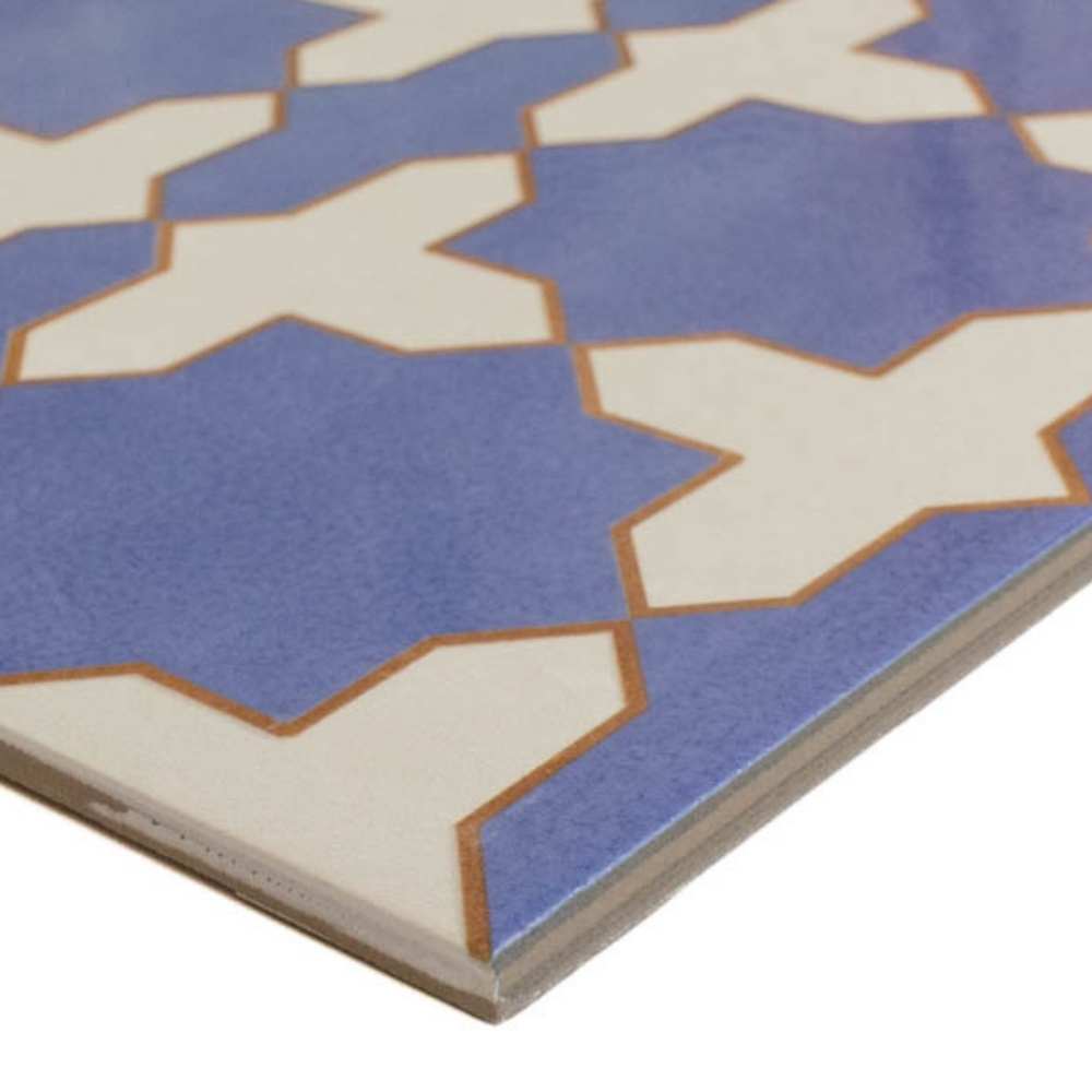 Gothic 10"x10" Porcelain Shiny and Textured Tile