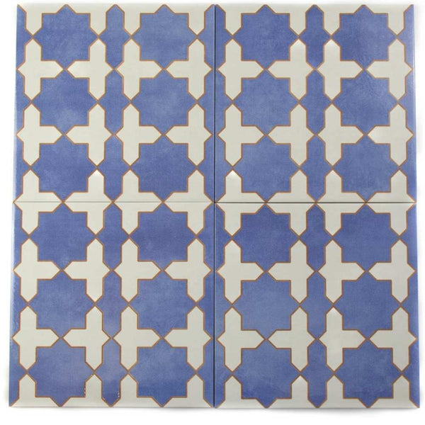 Gothic 10"x10" Porcelain Shiny and Textured Tile