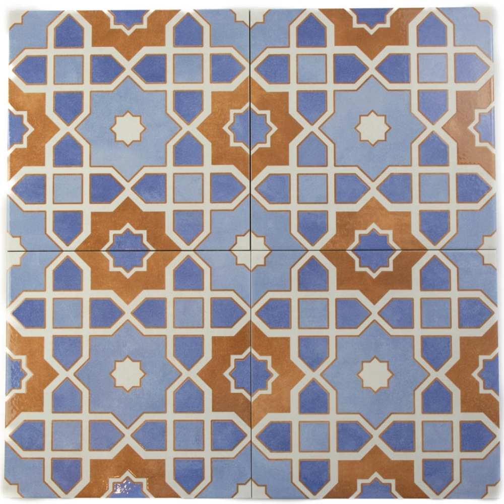 Gothic 10"x10" Porcelain Shiny and Textured Tile
