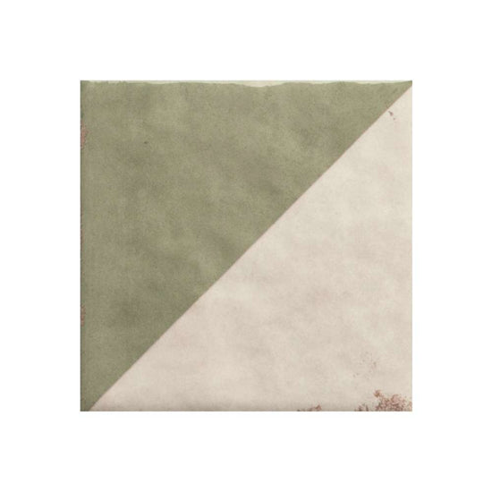 Merida Mitad 6" x 6" Jade Porcelain Glossy Tile