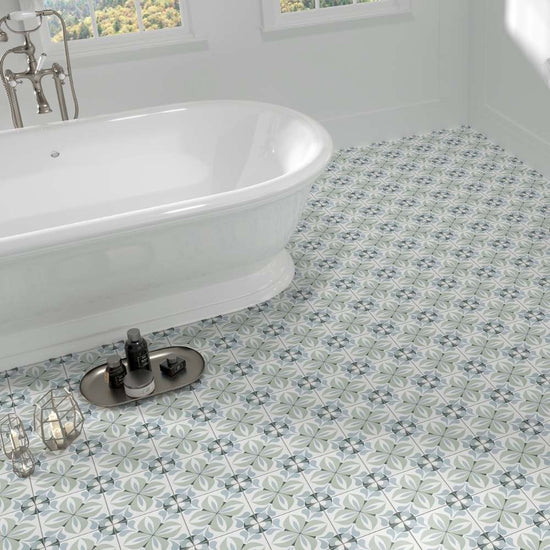 Summertime 8" x 8" Caen Porcelain Matte Tile